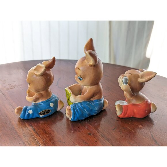 CHOOSE Vintage Josef Originals bunny figurine, bunny hutch series brown rabbit - Picture 7 of 9